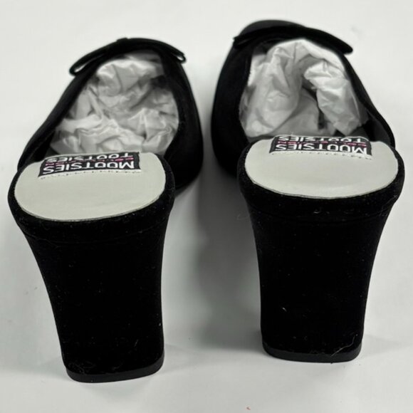 Mootsies Tootsies Collection Karina Black Heel Women 8.5 M Open Back Closed Toe - Picture 3 of 9